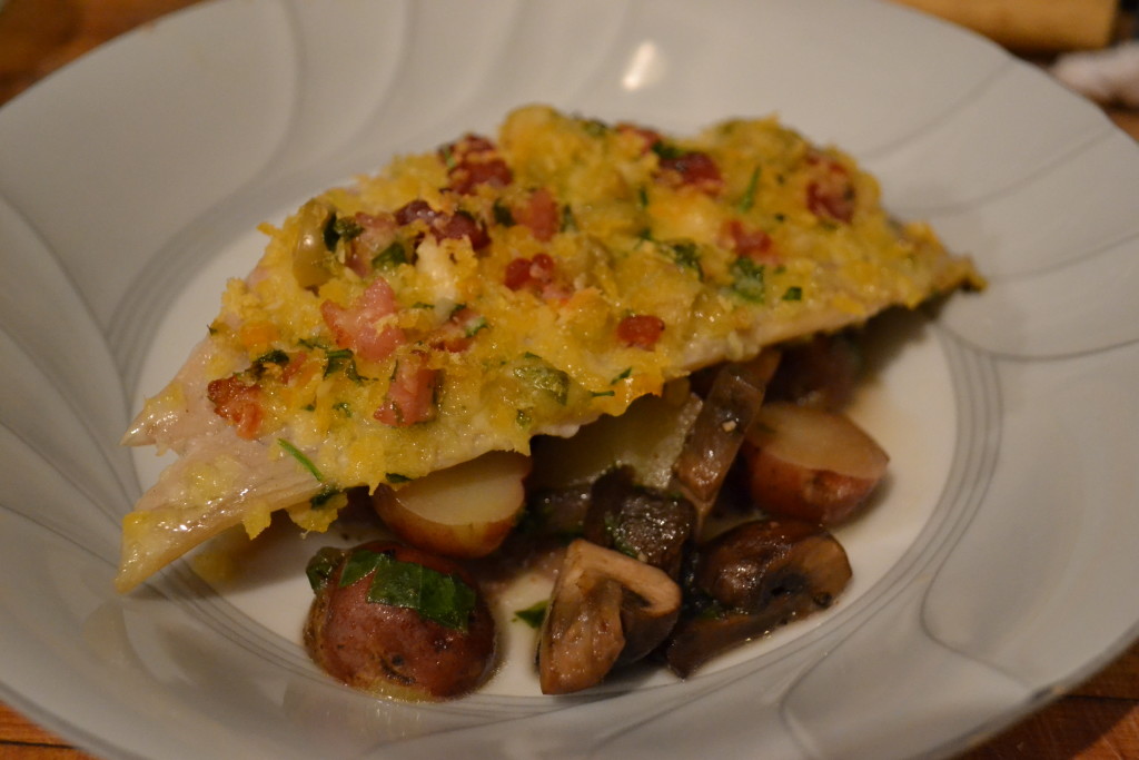 Baked, Crumb-Crusted Palometa