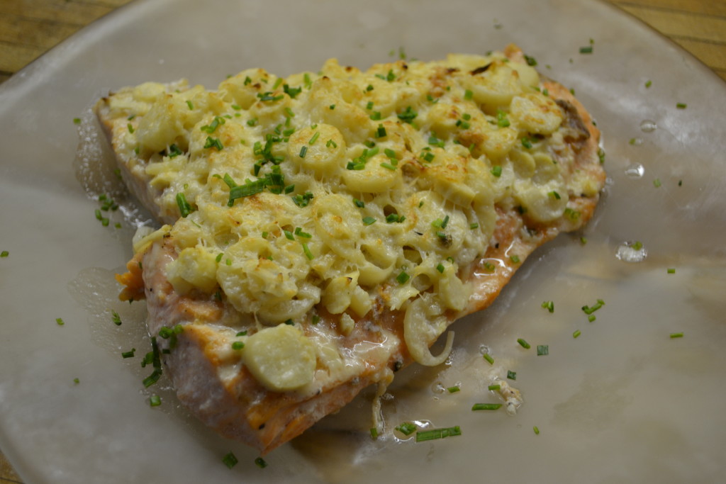 Salmon Palmito Gratin