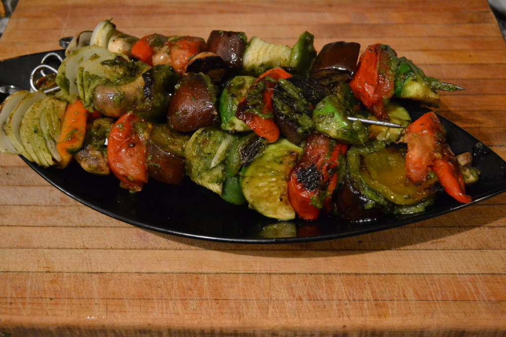 Vegetable brochettes