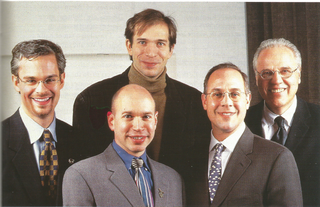 The Veritas team, back row from left, Sommelier David Singer, Sommelier Ben Breen, Owner Gino Diaferia, front row from left, Wine Director Dan Perlman, General Mananger Ron Lybeck